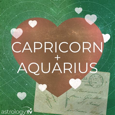Capricorn And Aquarius Compatibility Astrologytv