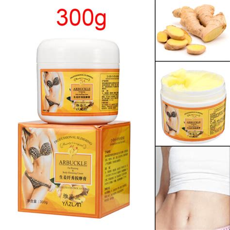 300g Ginger Fat Burning Anti Cellulite Full Body Slimming Cream Gel Weight Loss