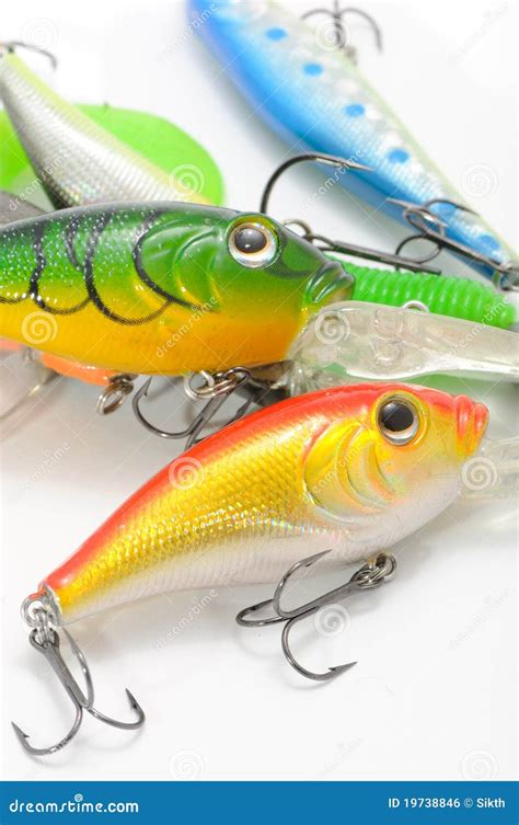 Fishing Lures Wobblers Stock Photo Image Of Colourful 19738846