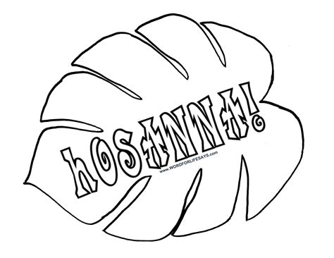 Loving this color scheme this summer! 9 Pics Of Palm Sunday Hosanna Coloring Page - Palm Sunday ...