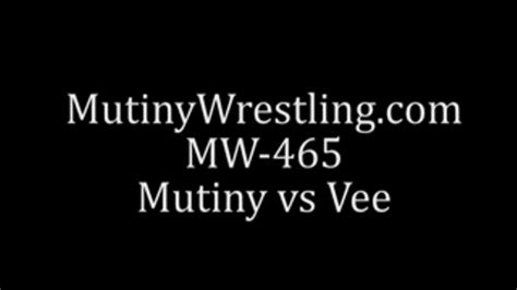 Mw 465 Mutiny Vs Vee Catfight Hairpulling Wrestling Scissors Full Video