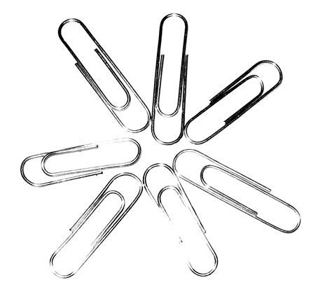 Paper Clips On White Background Free Stock Photo Public Domain Pictures