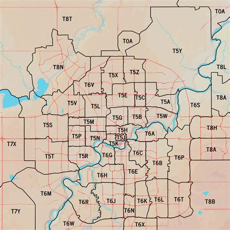 Postal Codes of Edmonton : Edmonton