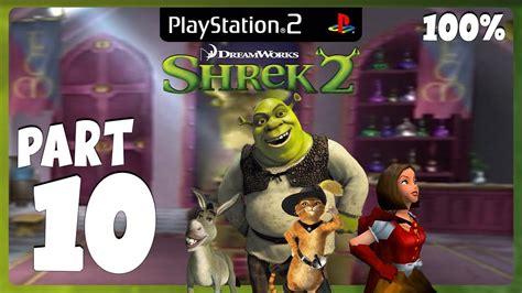 Shrek 2 Ps2 Part 10 Level 7 Fairy Godmothers 100 Hd Co Op