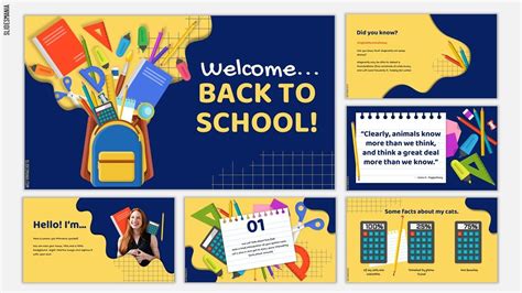 Welcome Back To School Presentation Ppt Template Welcome Back To