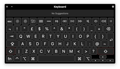 Printable Laptop Keyboard Layout