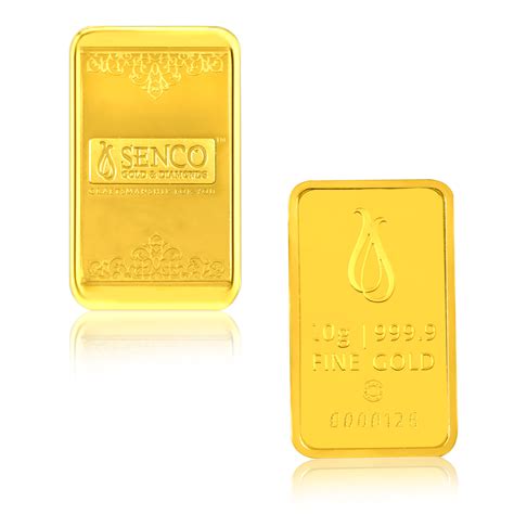 24k 10 G 9999 Pure Gold Bar