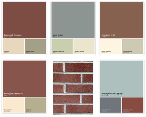 Benjamin Moores Color Capture Tool Red Brick House Exterior