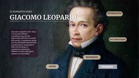 Il Romanticismo Giacomo Leopardi