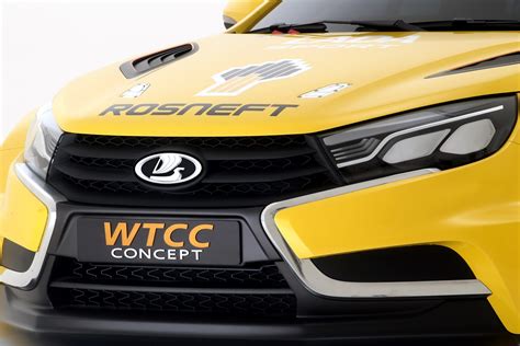 Lada Vesta Dressed As Wtcc Racer At The Moscow Show Wvideos Carscoops
