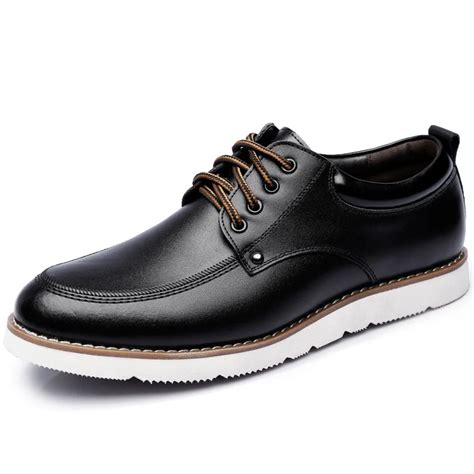 Men Leather Shoes Spring Genuine Leather Comfortable Fashion High