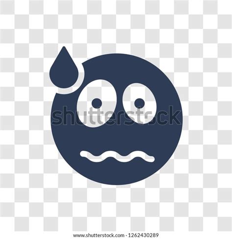 Nervous Emoji Icon Trendy Nervous Emoji Stock Vector Royalty Free