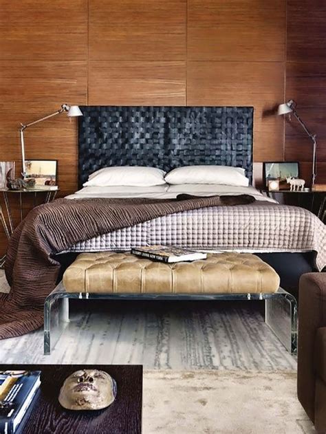 If the living room is a bachelor pad s mind then the bedroom is definitely its heart and soul. masculine-bachelor-pad-bedroom-ideas