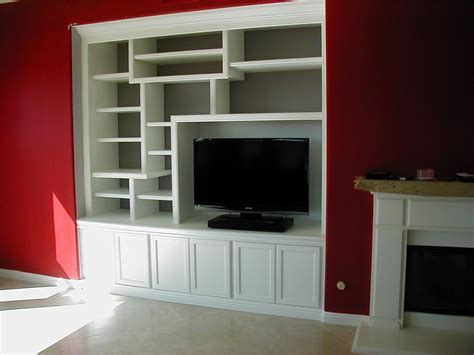 White Entertainment Center Entertainmentcenter Built In