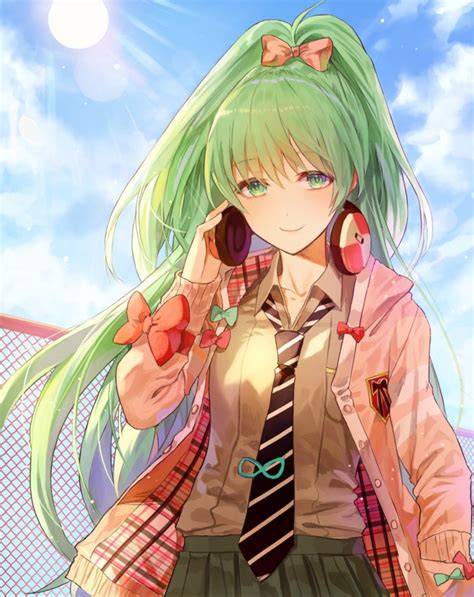 🔥 [11 ] green anime girl wallpapers wallpapersafari
