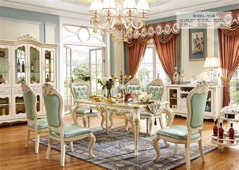 Preset types with 30 standard height, 36 counter height, and 42 bar height. European style solid wood dining room set/ home furniture ...
