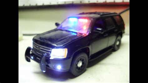 The tahoe is almost the quintessential federal suv, and sits up there with the ford crown victoria and its bigger brother, the suburban not only will the new tahoe be the newest police vehicle on the market once it's made available, but it'll also come with an array of. Custom 1:24 Chevrolet Tahoe PPV slicktop diecast police ...