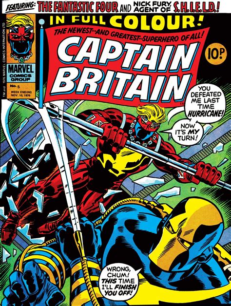 Captain Britain Vol 1 5 Marvel Database Fandom