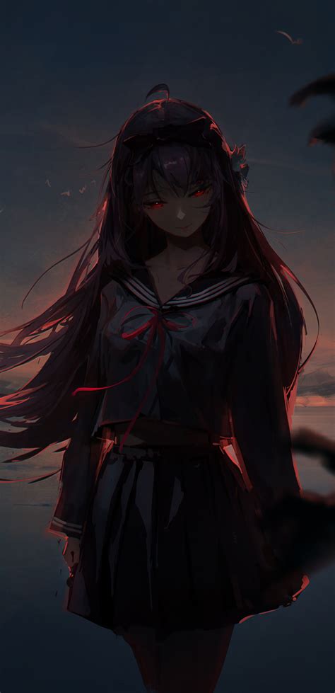 1080x2232 Anime Evil Girl Art 1080x2232 Resolution Wallpaper Hd Artist