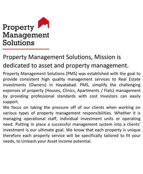 Property Management Solutions Peshawar Contact Number Contact Details