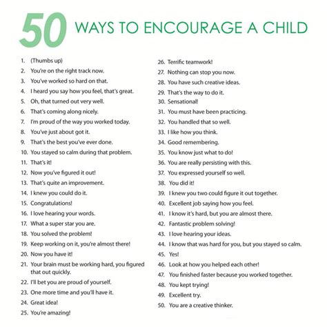 50 Ways To Encourage A Child Instead Of Saying Good Job