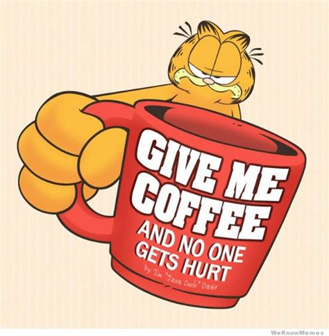 Garfield Coffee Quotes Quotesgram