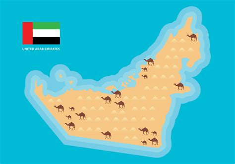 Large detailed map of uae with cities and towns. UAE Map Vector - Download Free Vectors, Clipart Graphics ...