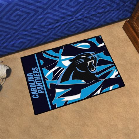 Carolina Panthers Quick Snap Starter Doormat 19x30