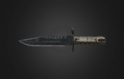 M9 Bayonet Black Laminate 3d Model By Cs2itemspro Csgoitemspro
