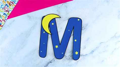 Letter M Moon Handprint Art For Kids Letter M Activit