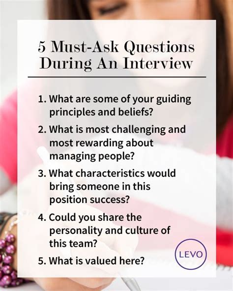 5 Must Ask Questions During An Interview Interview Job Center And Style