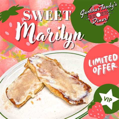 Sweet Marilyn Vip Dessert Gunther Toody S
