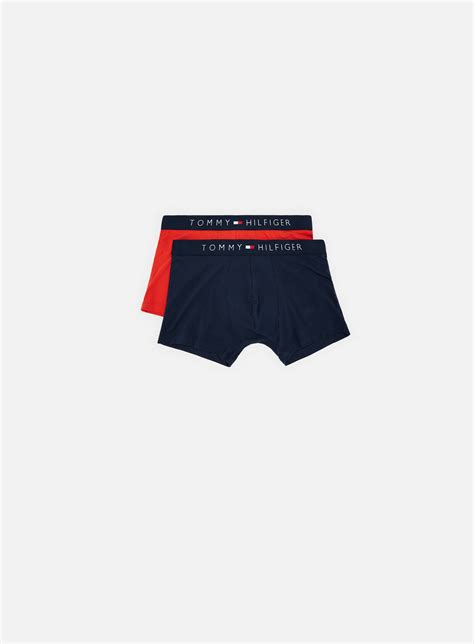 Tommy Hilfiger Underwear Cotton Icon Trunk 2 Pack Navy Blazer Molten