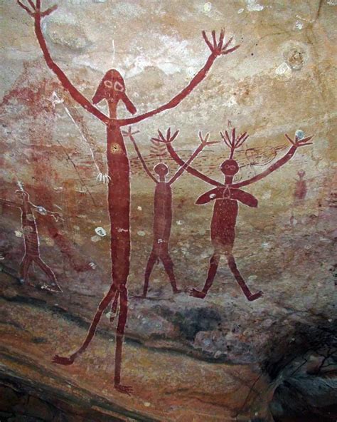 Australian Cave Painting Australian Rock Art Aboriginal Rock Art