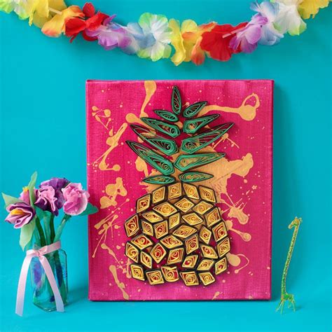 Diy Pineapple Wall Art