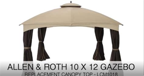 Garden Winds Replacement Canopy Top Cover For Broyhill