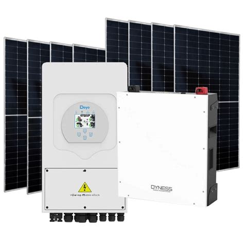 Solar Packages Deye 5kw Combo Package Inverter Dyness 512kwh Lithium Ion Battery And 8 Aurora