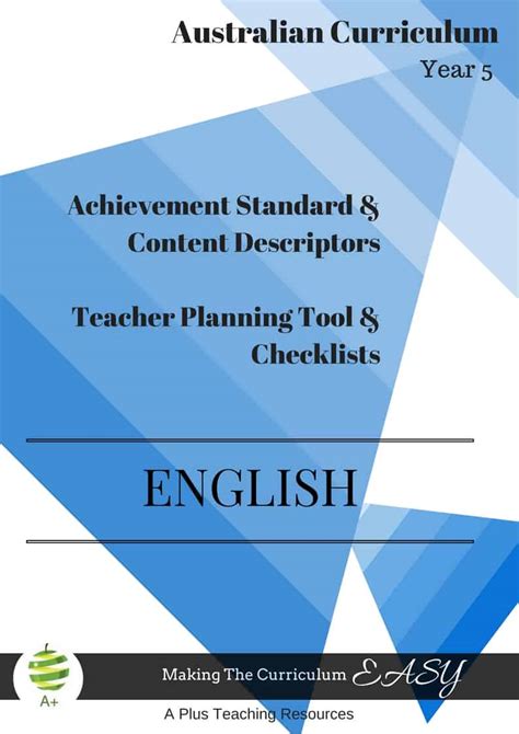 Grade 5 students, who are mostly around 10 or 11 years of age, are on the threshold of teenage, and have been called 'tweens'. Australian Curriculum Checklists English Year 5 - A ...