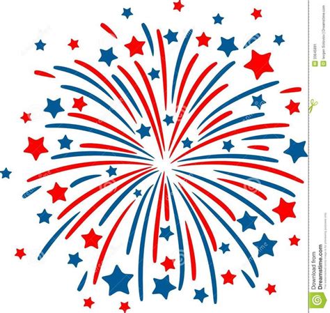 Red Firework Clip Art