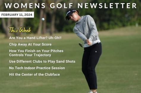 Womens Golf Newsletters Womens Golf