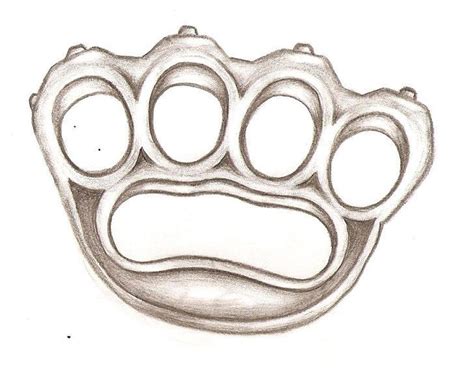 Simple Brass Knuckles By Aggrobaer On Deviantart