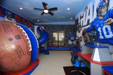 New York Giants Football Bedroom Football Bedroom Playroom Design