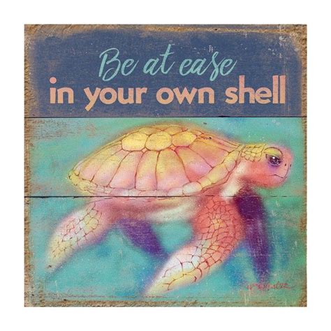MDF Wall Hanging With A Sea Turtle And His Inspiring Advice Black