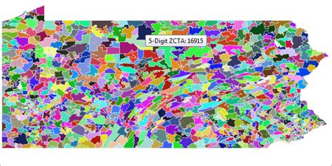 Html5 Zip Code Tabulation Area Map Sample Us Zcta Cross Platform