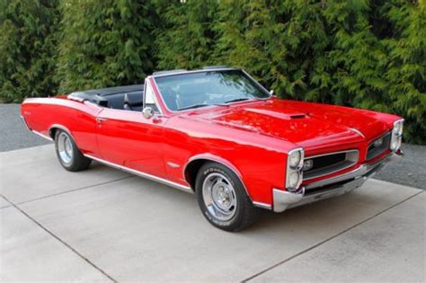 Buy Used 1966 Pontiac Gto Convertible Real 242 Vin Restored And