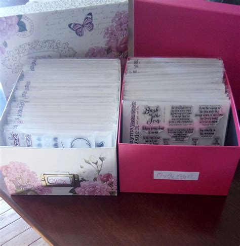 How I store my Maymay Made It Stamps