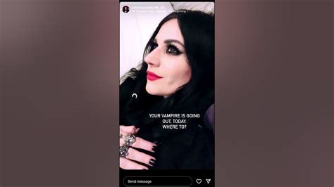 Cristina Scabbia Instagram Story February 25th 2023 Youtube
