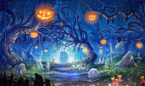 Halloween Spooky Backgrounds Halloween Pumpkins Vectors Posters Backgrounds