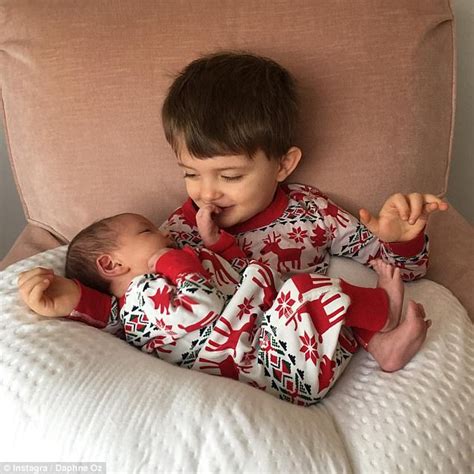 Daphne Oz Shares A Photo Of Her Son Holding His Sister Daily Mail Online
