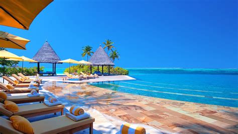 배경 화면 경치 바다 물 하늘 관광 여행 호텔 연안 수영장 의지 라군 카리브 해 휴가 재산 여가